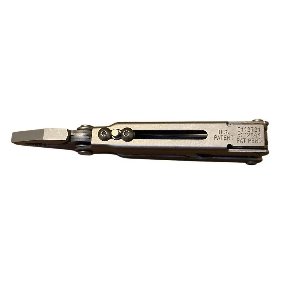 Gerber 55800 Multi-Plier Stainless Finish Bit Driver Bits Cloth‎ Sheath USA Rare